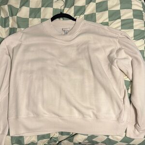 A New Day Off-White Ribbed Crewneck
